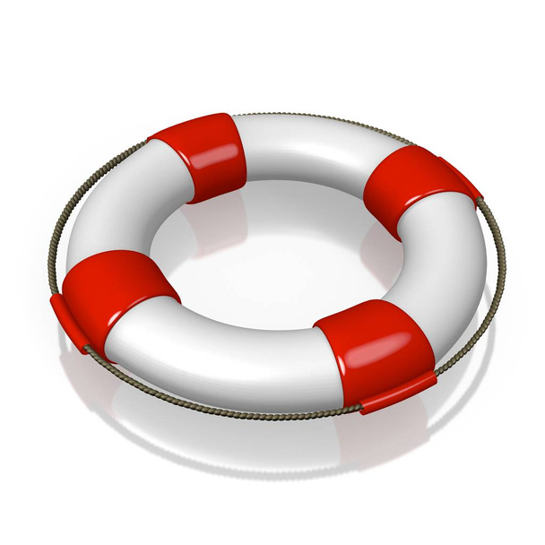 3D rescue buoy illustration - Photo, Image