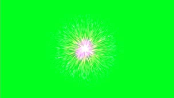Atomi sugárzás a zöld képernyő - Felvétel, videó