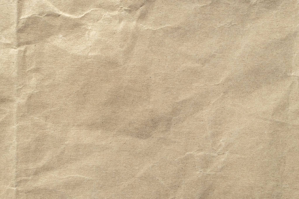 Texture de papier froissé brun pour le fond. - Photo, image