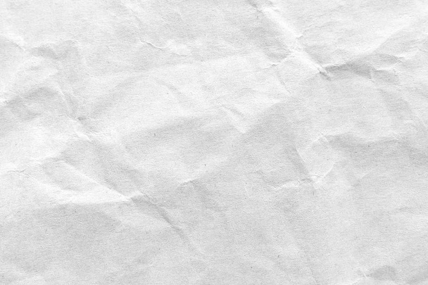 Bianco accartocciato sfondo carta texture. Immagine del primo piano. - Foto, immagini