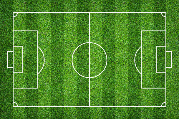 Футбольне поле або футбольне поле для фону. Зелений корт для створення спортивної гри
. - Фото, зображення
