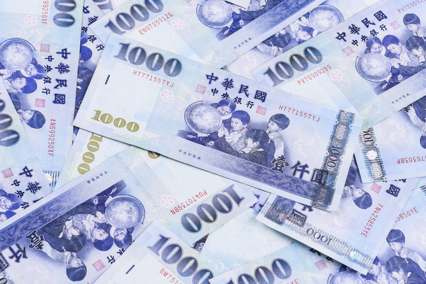 Primer plano de la moneda taiwanesa - Foto, imagen