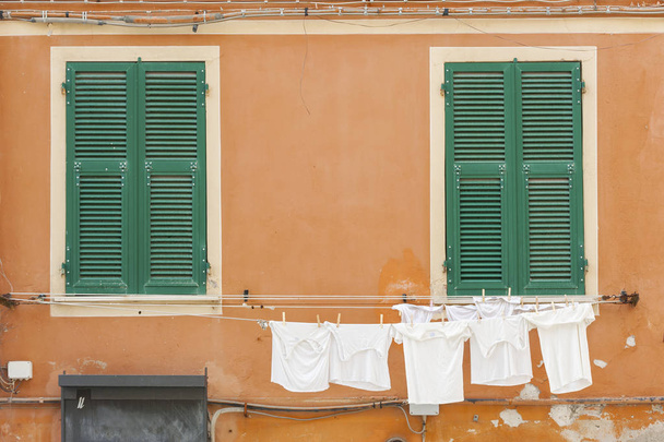 pesulalinja asuintalo Monterosso, Cinque Terre, I
 - Valokuva, kuva