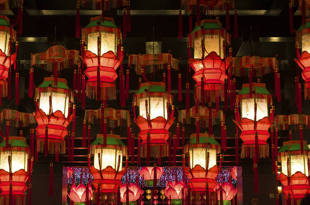 Chinesische Laterne zum chinesischen Neujahrsfest - Foto, Bild