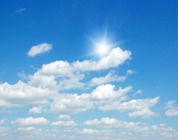 clouds in the blue sky - Φωτογραφία, εικόνα