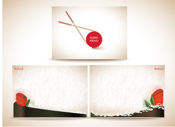 Sushi menu vektorové ilustrace  - Vektor, obrázek