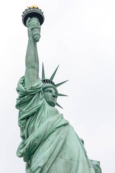 The Statue of Liberty in NYC designed by Fredric Auguste Bartholdi,  was built by Gustave Eiffel - Photo, Image
