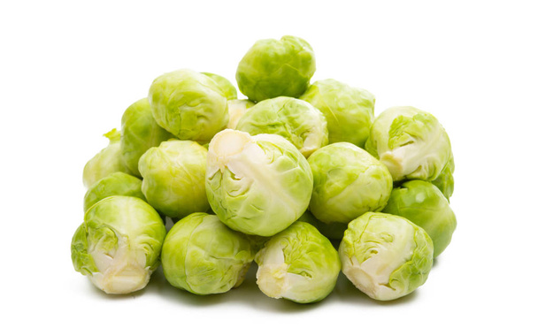 brussels sprouts isolated on white background - Zdjęcie, obraz