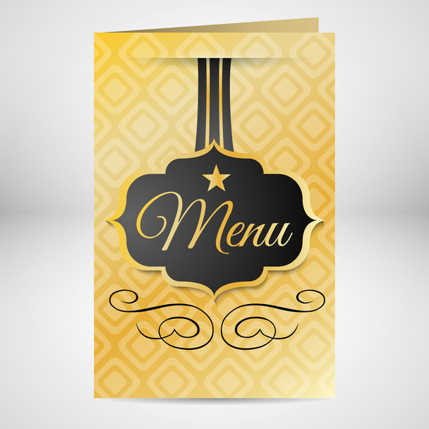 Restaurant menu design card - Vector, Image