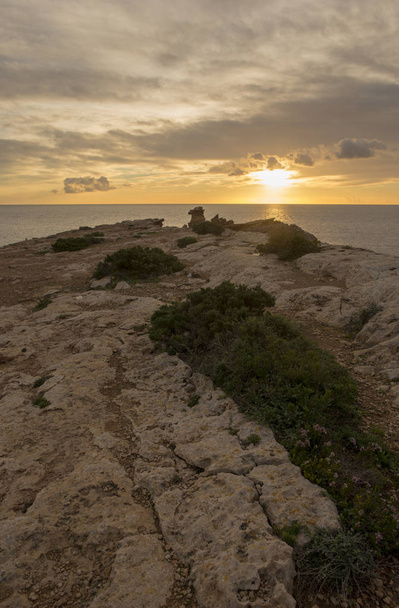 Sunrise in the Cap Martinet on the island of Ibiza, Spain - Foto, imagen