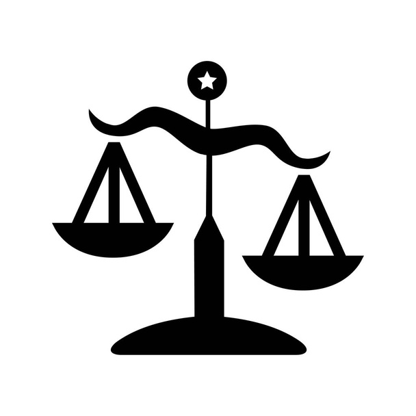 Balance, Gerechtigkeitsvektorsymbol - Vektor, Bild
