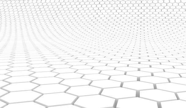 Duo ton hexagone 3D texture de fond. Illustration de rendu 3D. Contexte abstrait futuriste
. - Photo, image