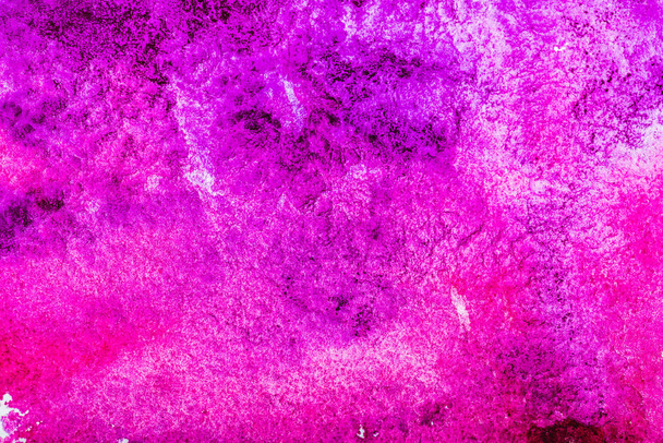 top view of pink watercolor spill with copy space  - Valokuva, kuva