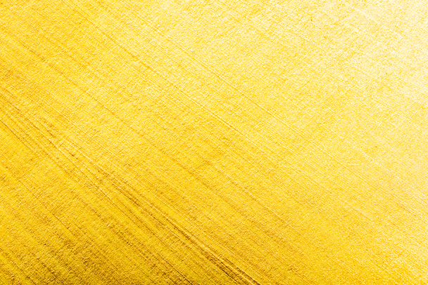 kopya alanı ile sarı sulu boya darbeleri üstten görünüm  - Fotoğraf, Görsel