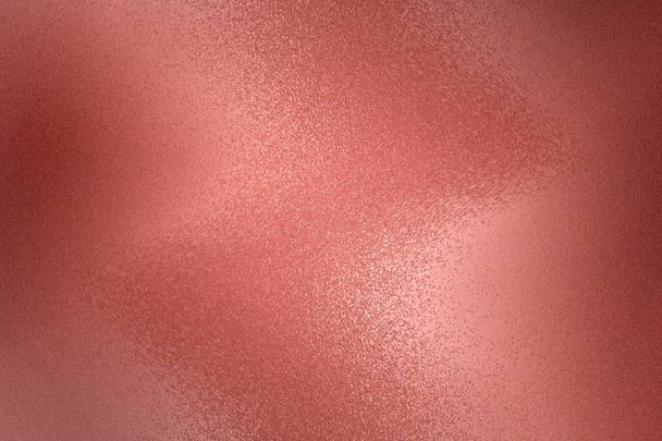 Texture of red brushed metallic plate, abstract background - Photo, Image
