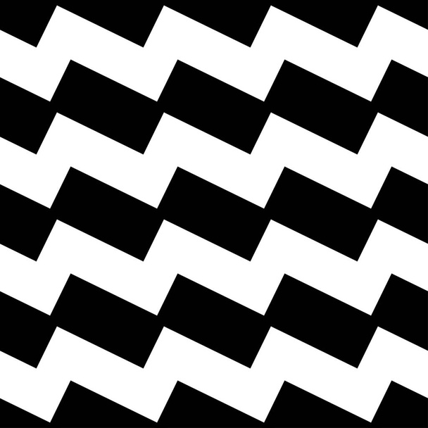Trendy seamless дизайн узора. Черно-белые фигурки. Векторный геометрический фон. Может использоваться для обоев, текстиля, пригласительной карточки, обертки, фона веб-страницы
. - Вектор,изображение
