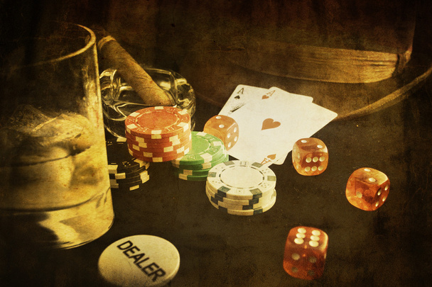 poker vintage
 - Photo, image