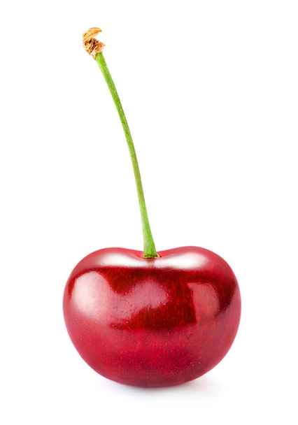 sweet cherry isolated on white - Fotoğraf, Görsel