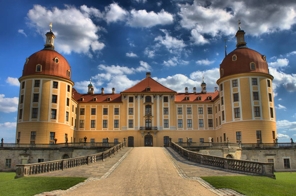 Kasteel Moritzburg in Saksen, Duitsland - Hdr. - Foto, afbeelding