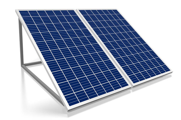 Concept panneaux solaires - Illustration 3D
 - Photo, image
