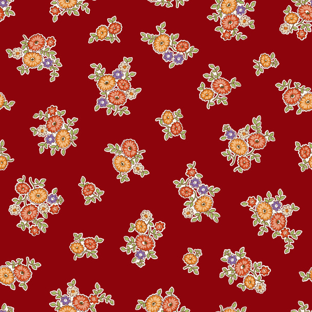 Pattern of the small flower, - Vektor, obrázek