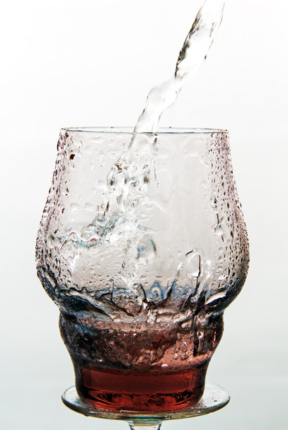 a glass of water. - Foto, Bild