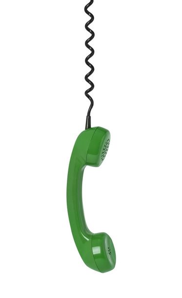 telefonní přijímač izolovaný na bílé - Fotografie, Obrázek
