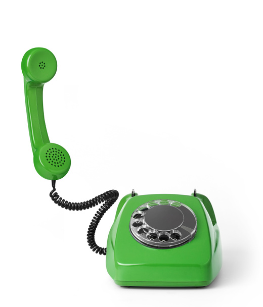 Vintage-Telefon isoliert auf weiß - Foto, Bild