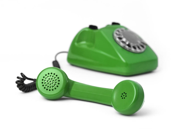vintage τηλέφωνο που απομονώνονται σε λευκό - Φωτογραφία, εικόνα