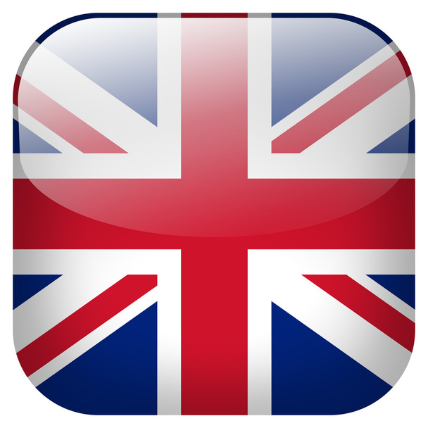England flag button - Фото, изображение