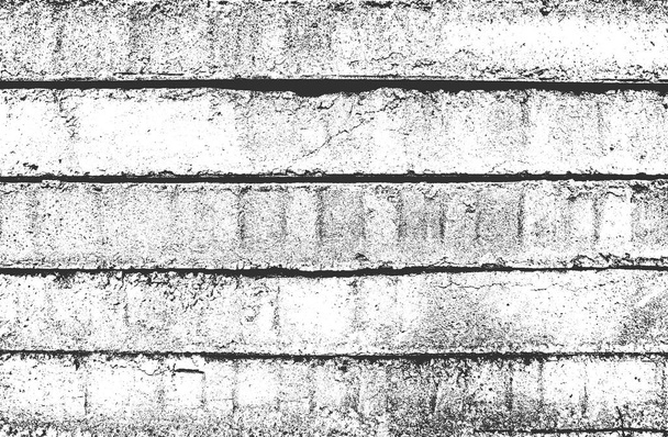 Sıkıntı eski beton duvar doku kırık. Eps8 vektör. - Vektör, Görsel