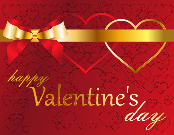 Happy Valentine days cards   - Вектор,изображение