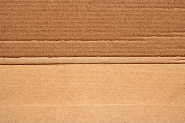 Cardboard box close up background or texture - Photo, Image