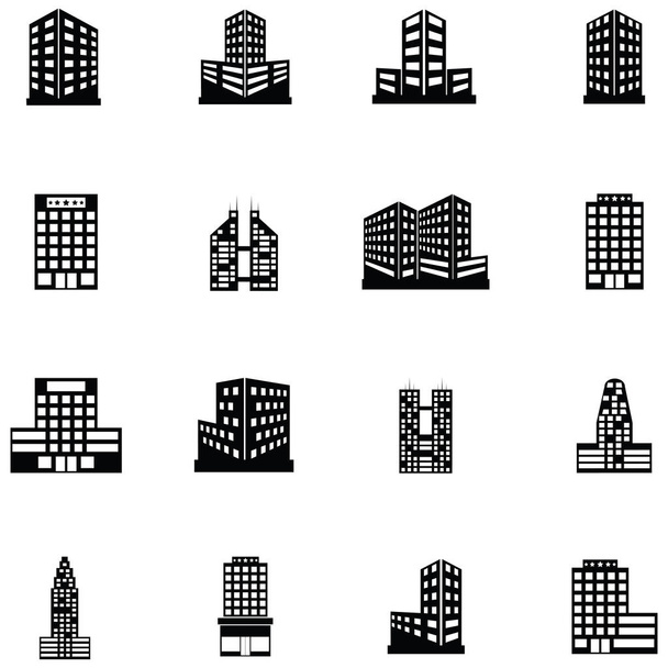 the hotel icon set - Vector, Image