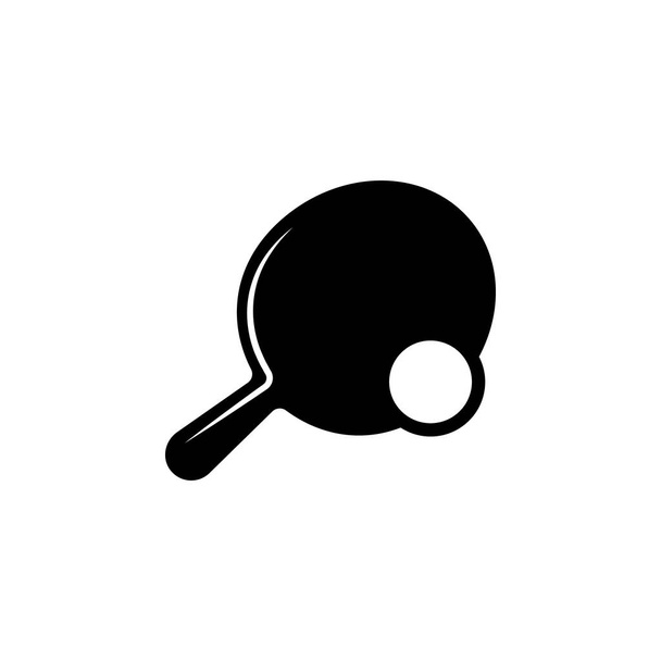 Tischtennis-Ikone Element der Sport-Ikone für mobile Konzepte und Web-Apps. isolierte Tischtennis-Symbol kann für Web und Handy verwendet werden. Premium-Symbol auf weißem Hintergrund - Vektor, Bild