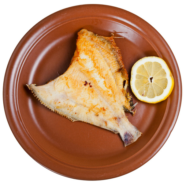pesce sogliola fritto su piatto marrone
 - Foto, immagini
