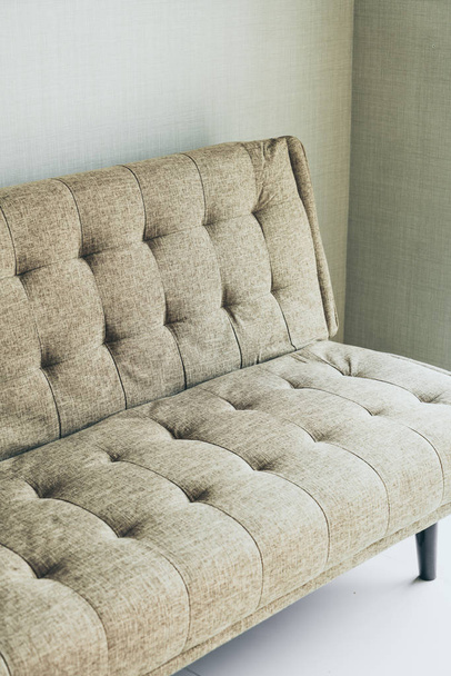 Modern fabric sofa in room interior - Valokuva, kuva