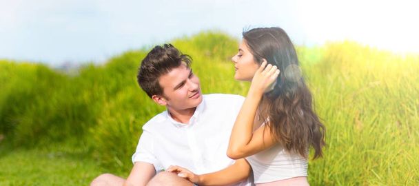 Young couple at outdoors - Photo, Image