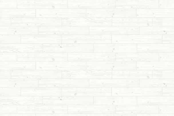 White wood background. Rustic wooden wall texture. Wooden shabby chic background. - Photo, Image