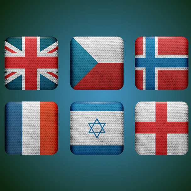 Vector set of flags - Vector, Image
