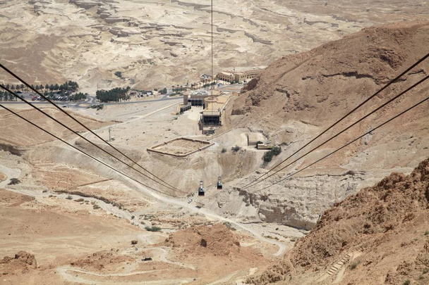 Переглянути від фортеці Масада в пустелю, держави Ізраїль - Фото, зображення
