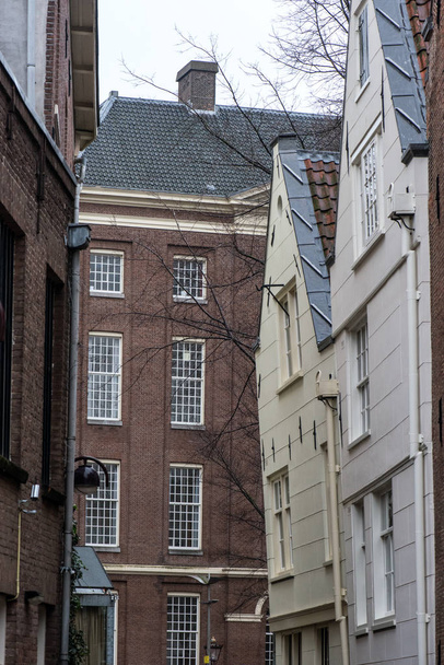 Netherlands. Amsterdam.Traditional residential development in the city center - Fotó, kép