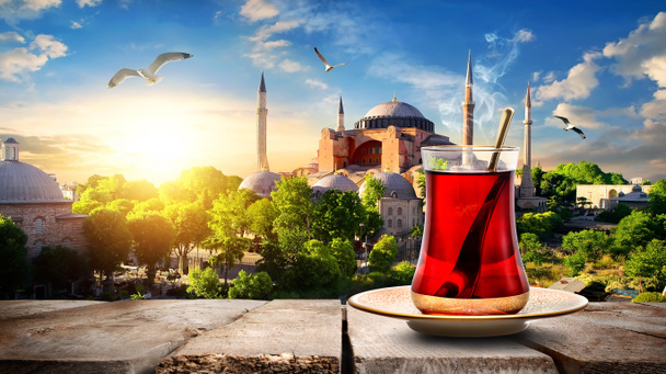 Tea és a Hagia Sophia - Fotó, kép