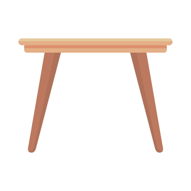 table en bois icône isolée vecteur illustration design
 - Vecteur, image
