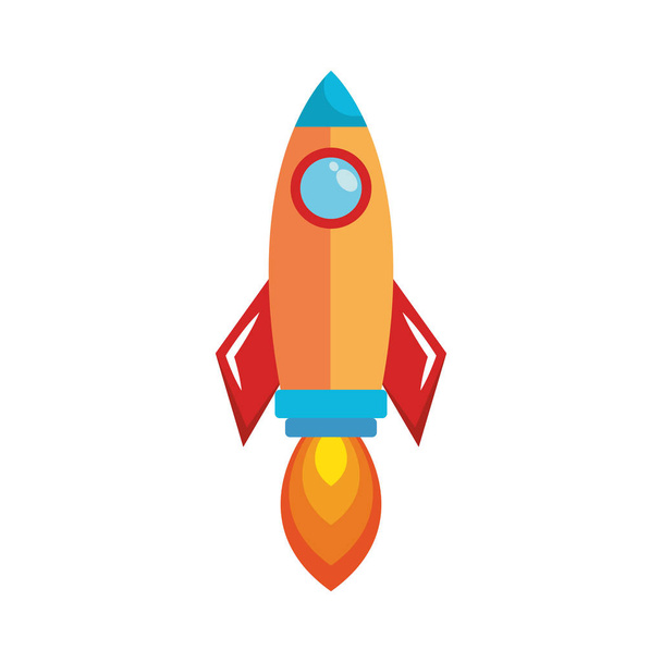 rocket start up icon vector illustration design - Vector, Image
