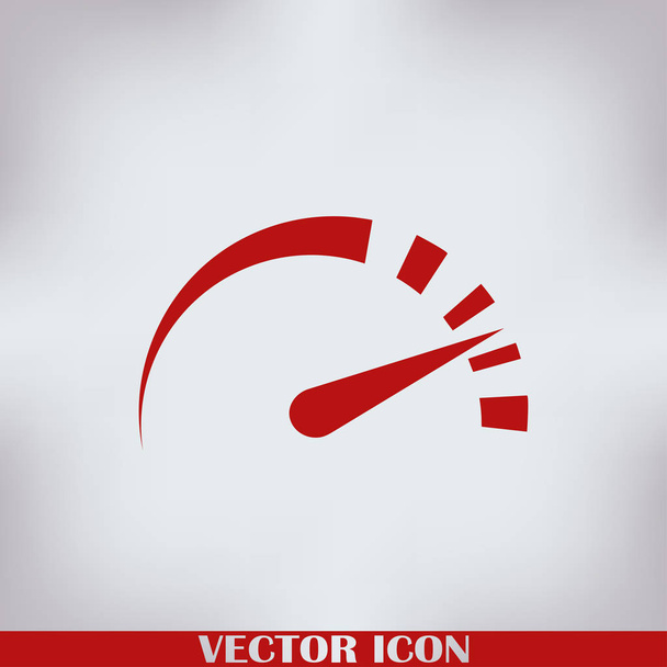 Ícone web do vetor do velocímetro
 - Vetor, Imagem