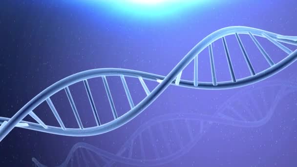 DNS kettős spirál orvosi háttér - Felvétel, videó