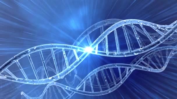 DNA διπλής έλικας ιατρικό ιστορικό - Πλάνα, βίντεο