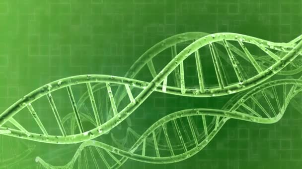 DNA double helix medical background - Footage, Video