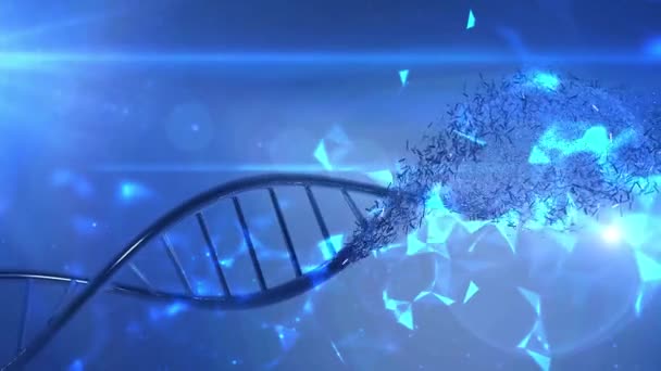Lékařské vzdělání dvojšroubovice DNA - Záběry, video